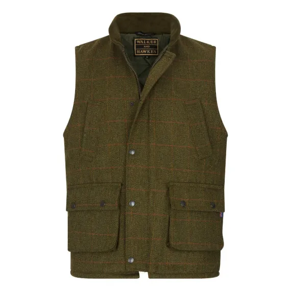 Chaleco de Caza Walker and Hawkes Derby Tweed Barrington