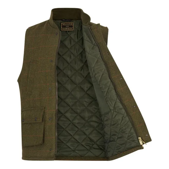 Chaleco de Caza Walker and Hawkes Derby Tweed Barrington