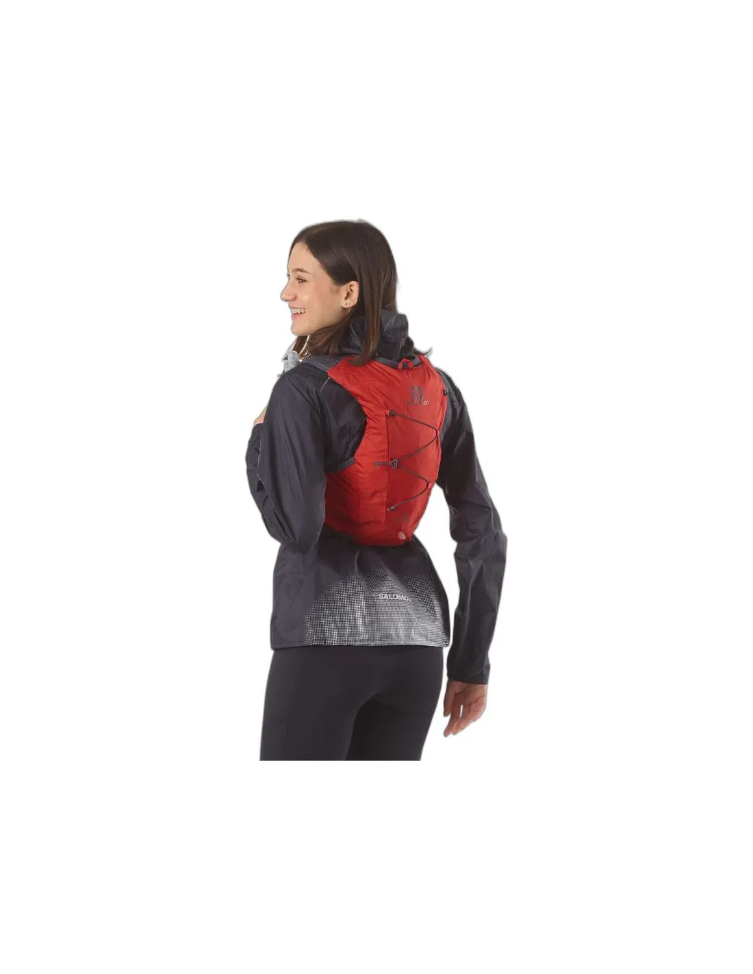 Chaleco de Running Salomon Active Skin 4 Rojo