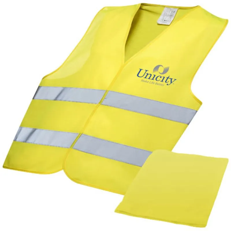 CHALECO DE SEGURIDAD CON BOLSA PARA USO PROFESIONAL 'WATCHOUT'