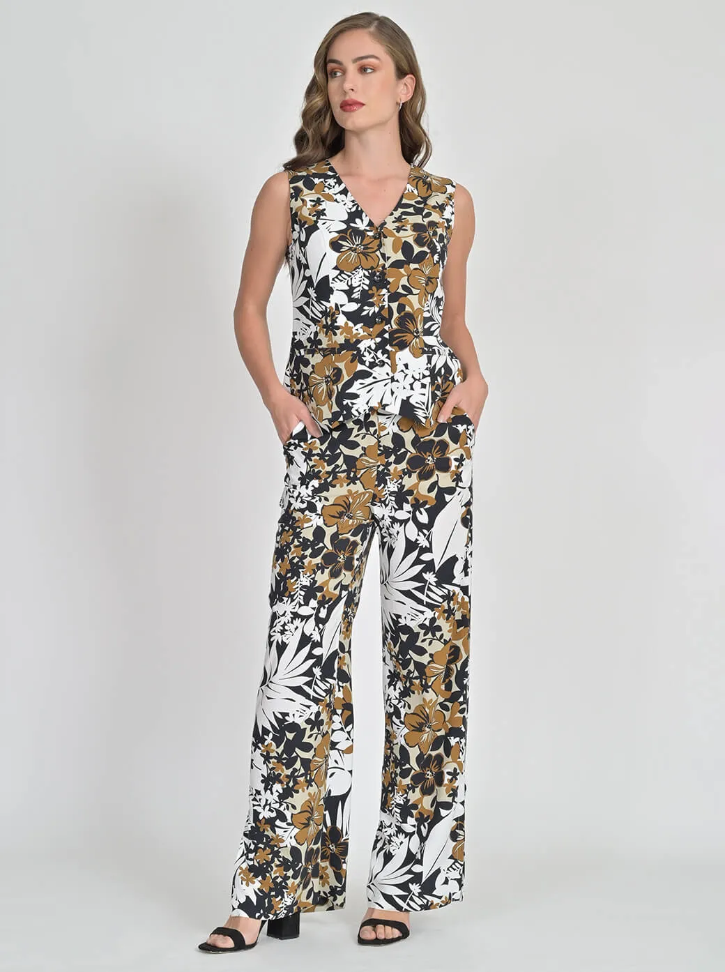 Chaleco estampado Lucia