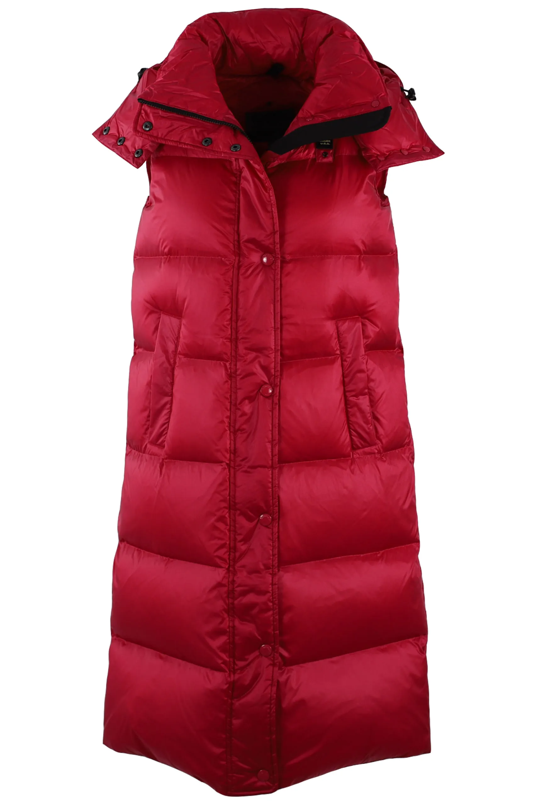 Chaleco fucsia largo