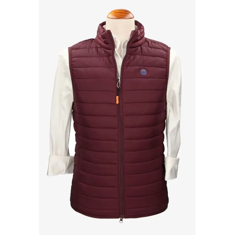 Chaleco Gilet acolchado vino
