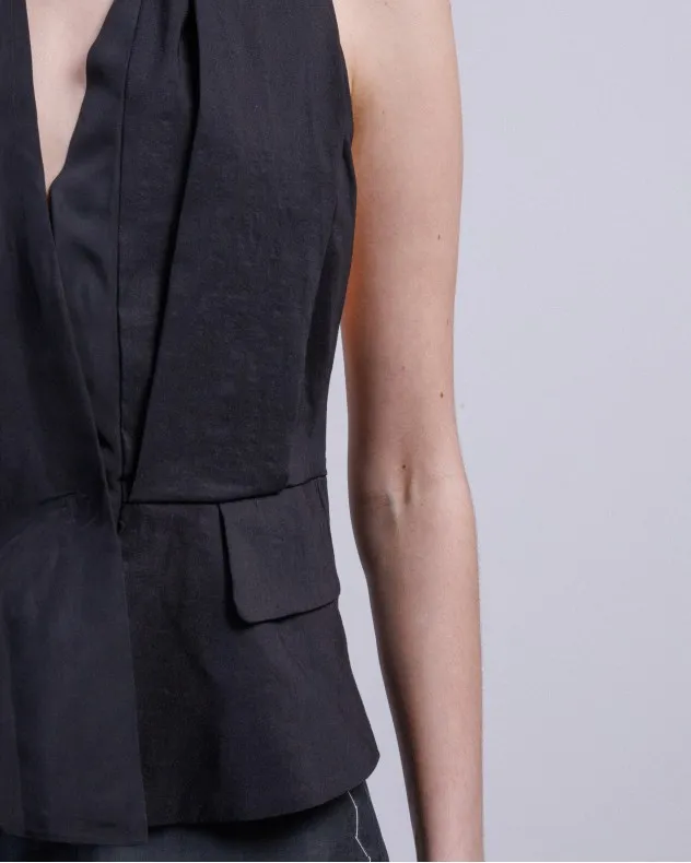 Chaleco Malloni M24E30566 Negro
