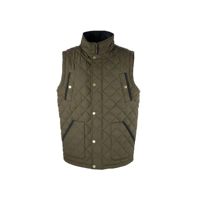 Chaleco Oxford Blue Aron Quilted Olive