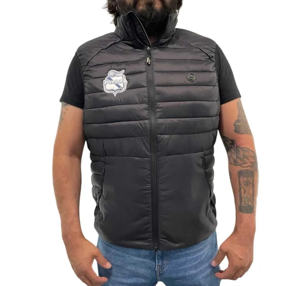 CHALECO PIRMA HOMBRE CLUB PUEBLA 2324 NEGRO