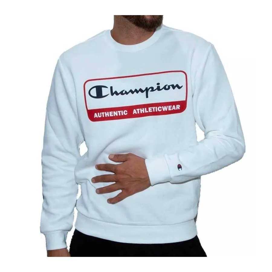 Champion Sudadera Hombre 219162 WW001 BLANCO