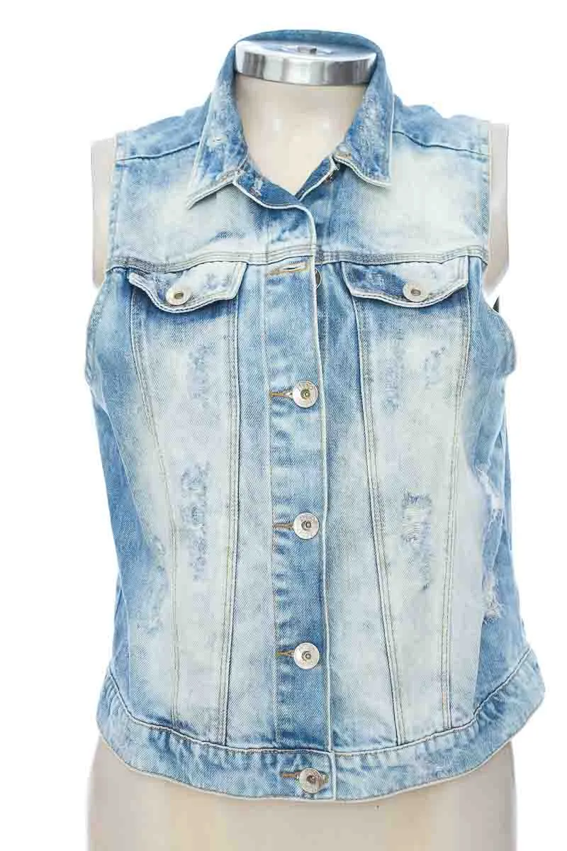 CHAQUETA / ABRIGO COLOR AZUL  STOP