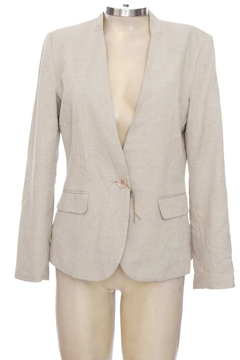 CHAQUETA / ABRIGO COLOR BEIGE  ZARA
