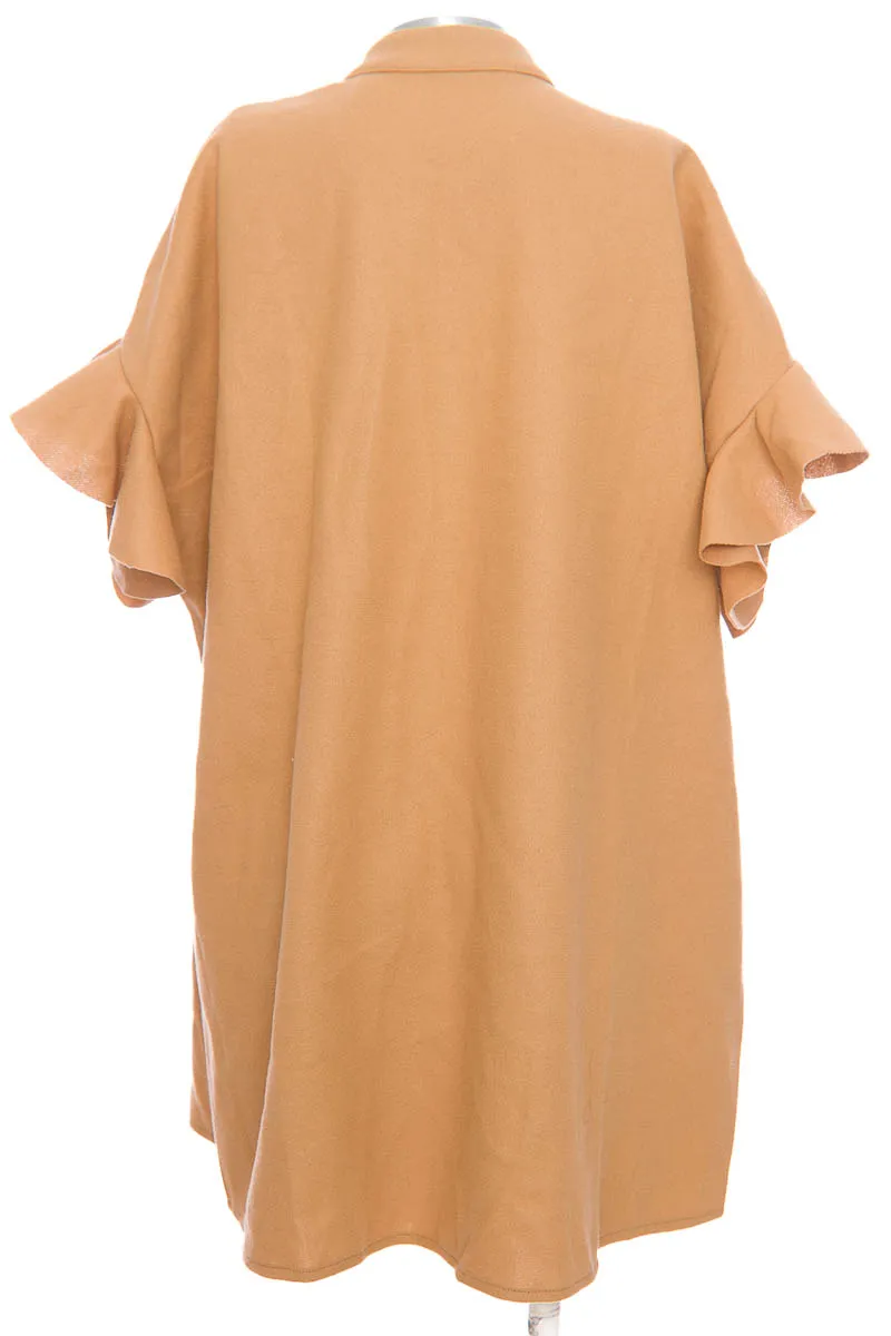 CHAQUETA / ABRIGO COLOR CAFé  SHEIN
