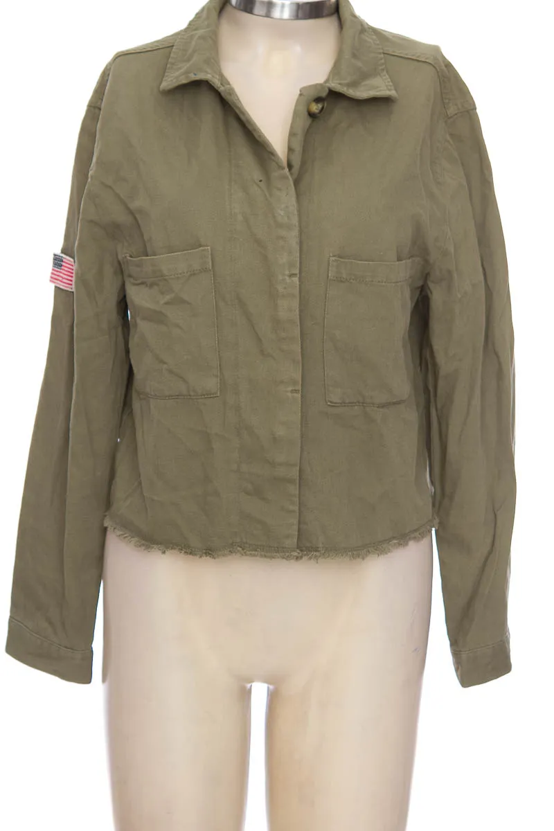 CHAQUETA / ABRIGO COLOR VERDE  SUBDUED