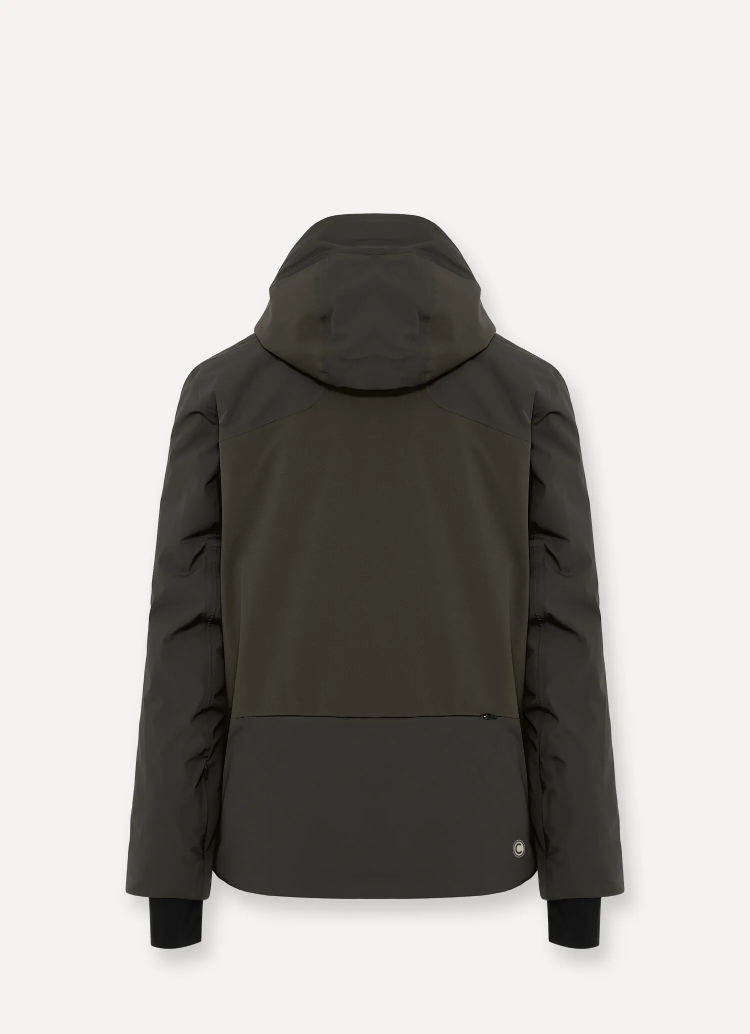 Chaqueta de esquí elástico con bolsillo trasero