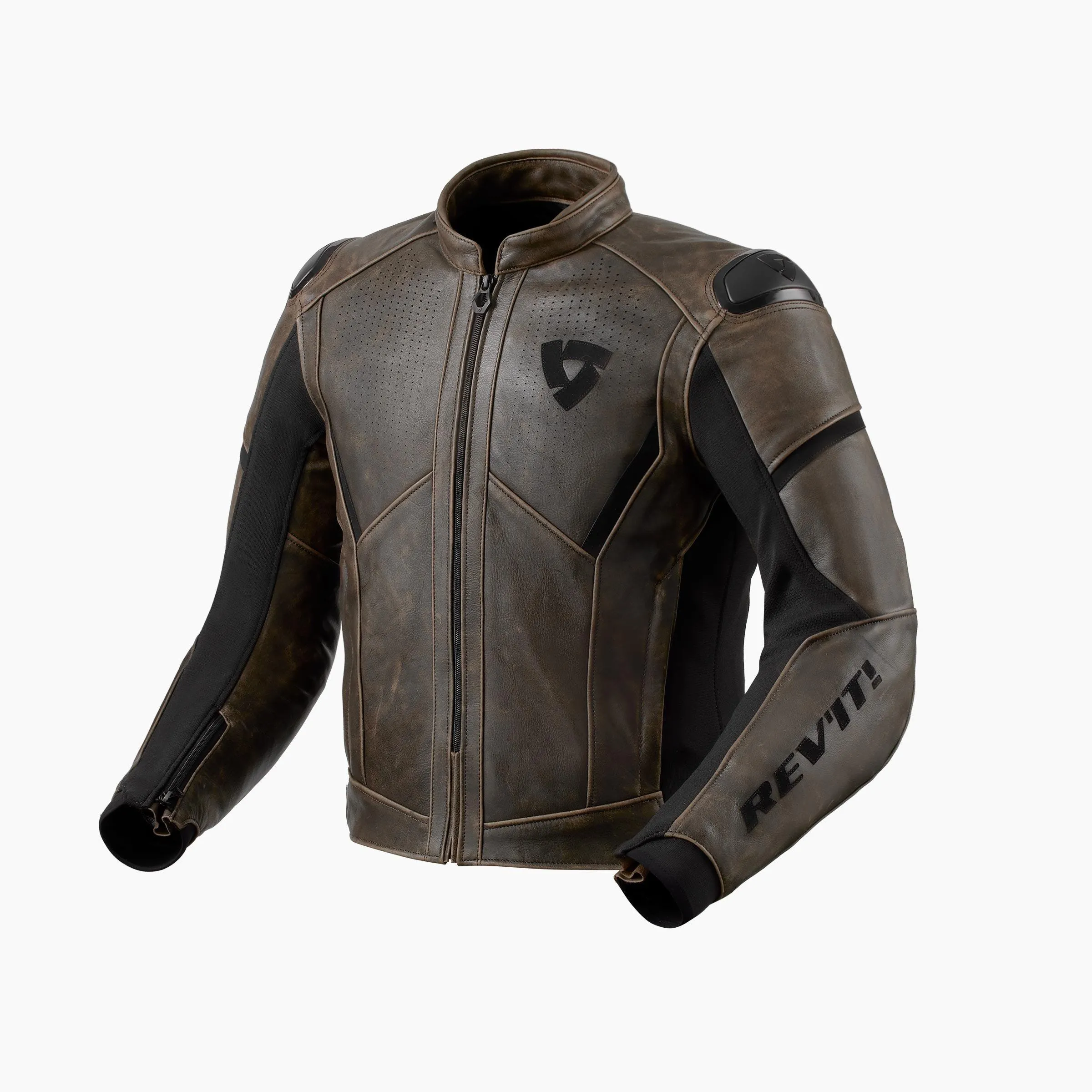 Chaqueta de piel urban sport de inspiración vintage