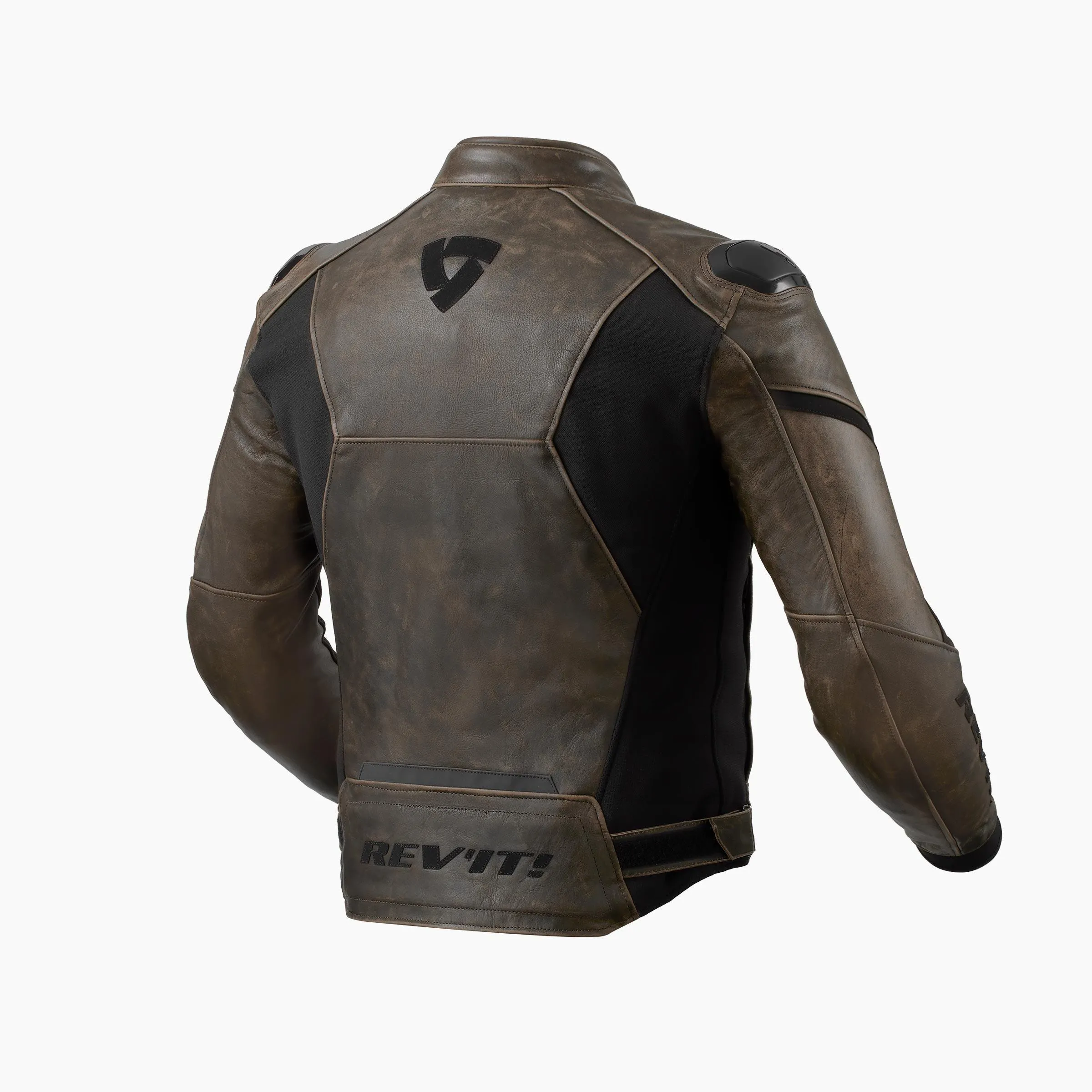 Chaqueta de piel urban sport de inspiración vintage