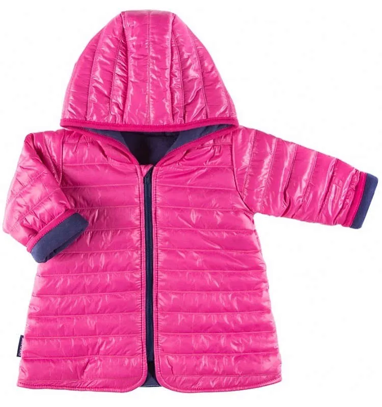 Chaqueta larga de niña rosa colección Universe