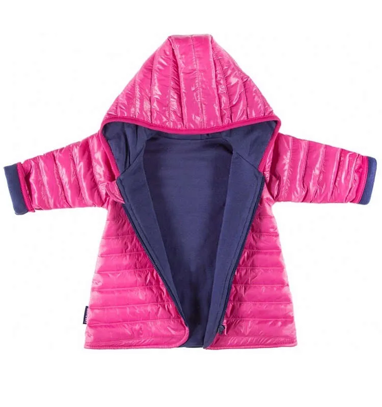 Chaqueta larga de niña rosa colección Universe