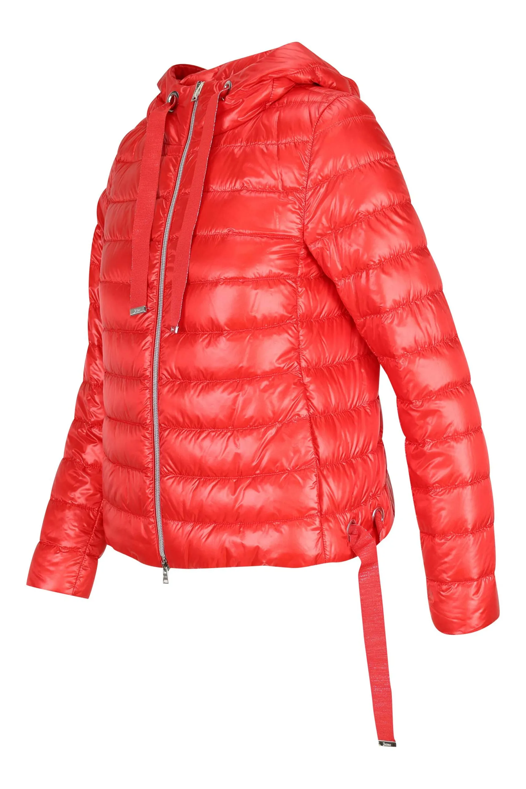 Chaqueta roja de tejido
