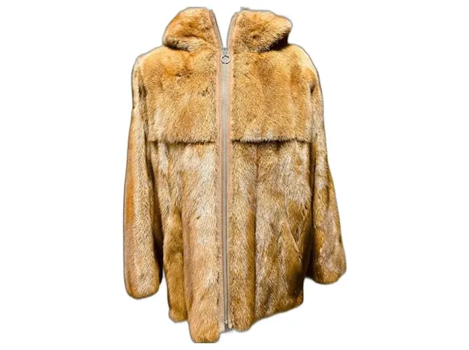 Chaqueta Sprung Frères visón Caramelo 