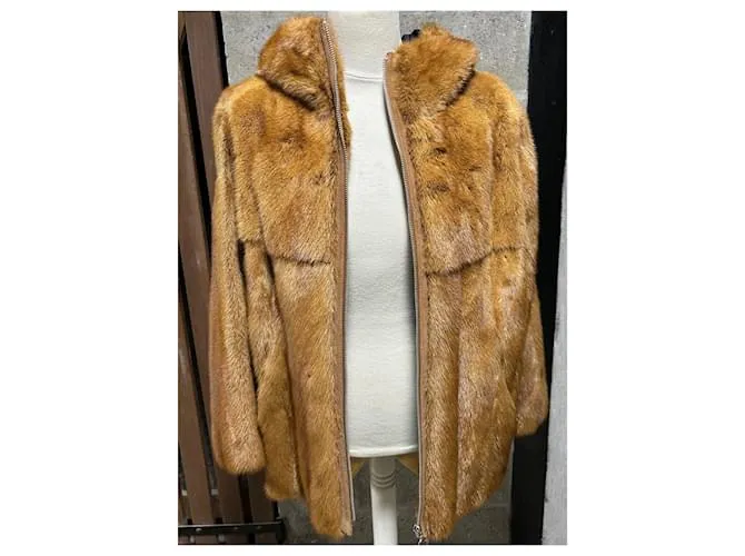 Chaqueta Sprung Frères visón Caramelo 