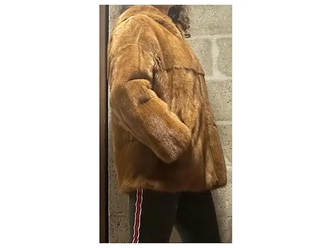 Chaqueta Sprung Frères visón Caramelo 