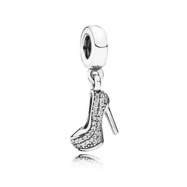 charm pandora colgante en  tacón stiletto brillant