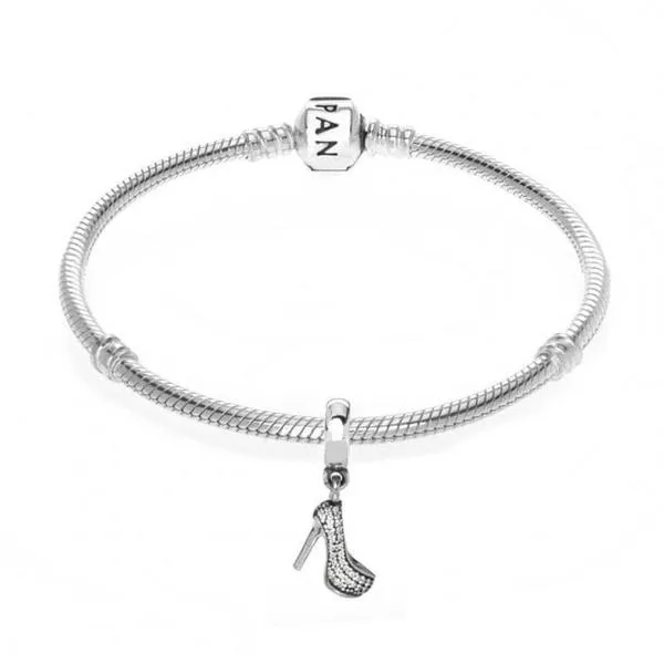 charm pandora colgante en  tacón stiletto brillant
