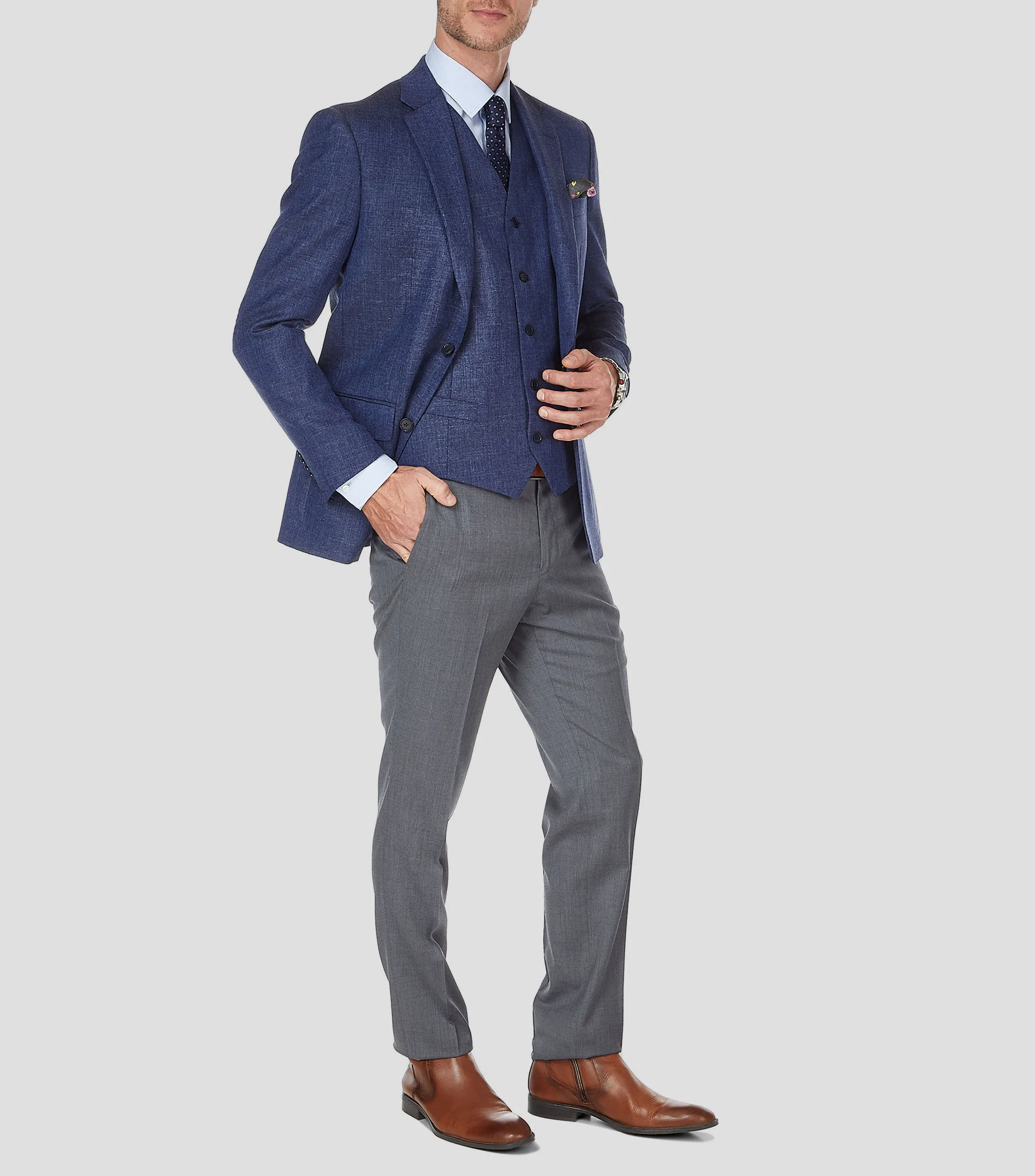 Chester & Peck Chaleco de vestir Hombre