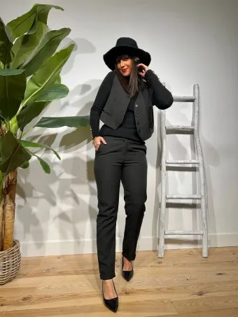 Conjunto Chaleco MILIANI Negro