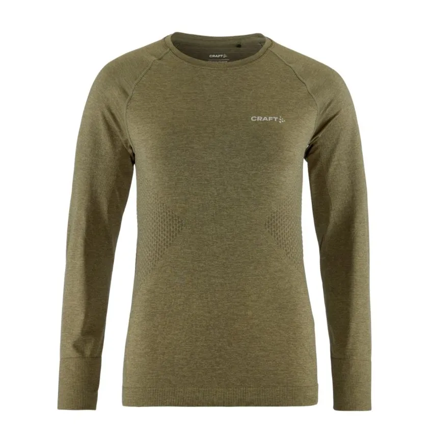 Craft Mujer Ropa interior y Básica Core Dry Active Comfort Long Sleeve Verde 