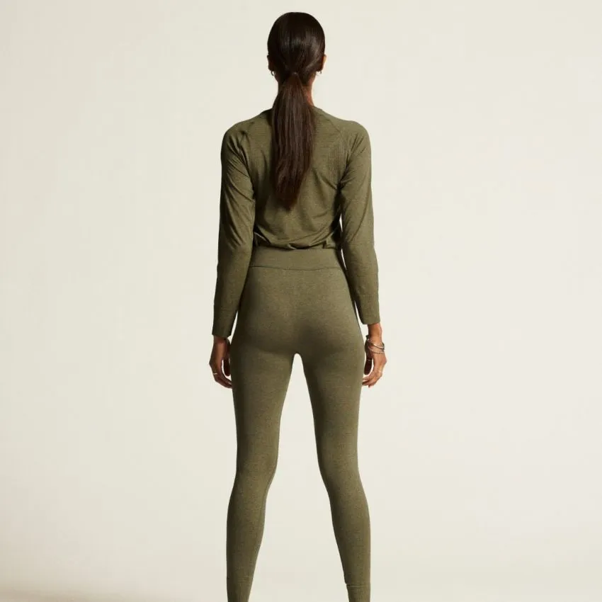 Craft Mujer Ropa interior y Básica Core Dry Active Comfort Long Sleeve Verde 