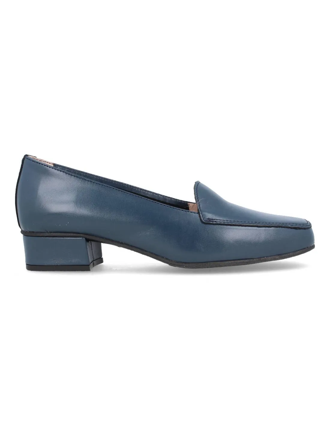 DCHICAS  MOCASíN TACóN LUX MARINO