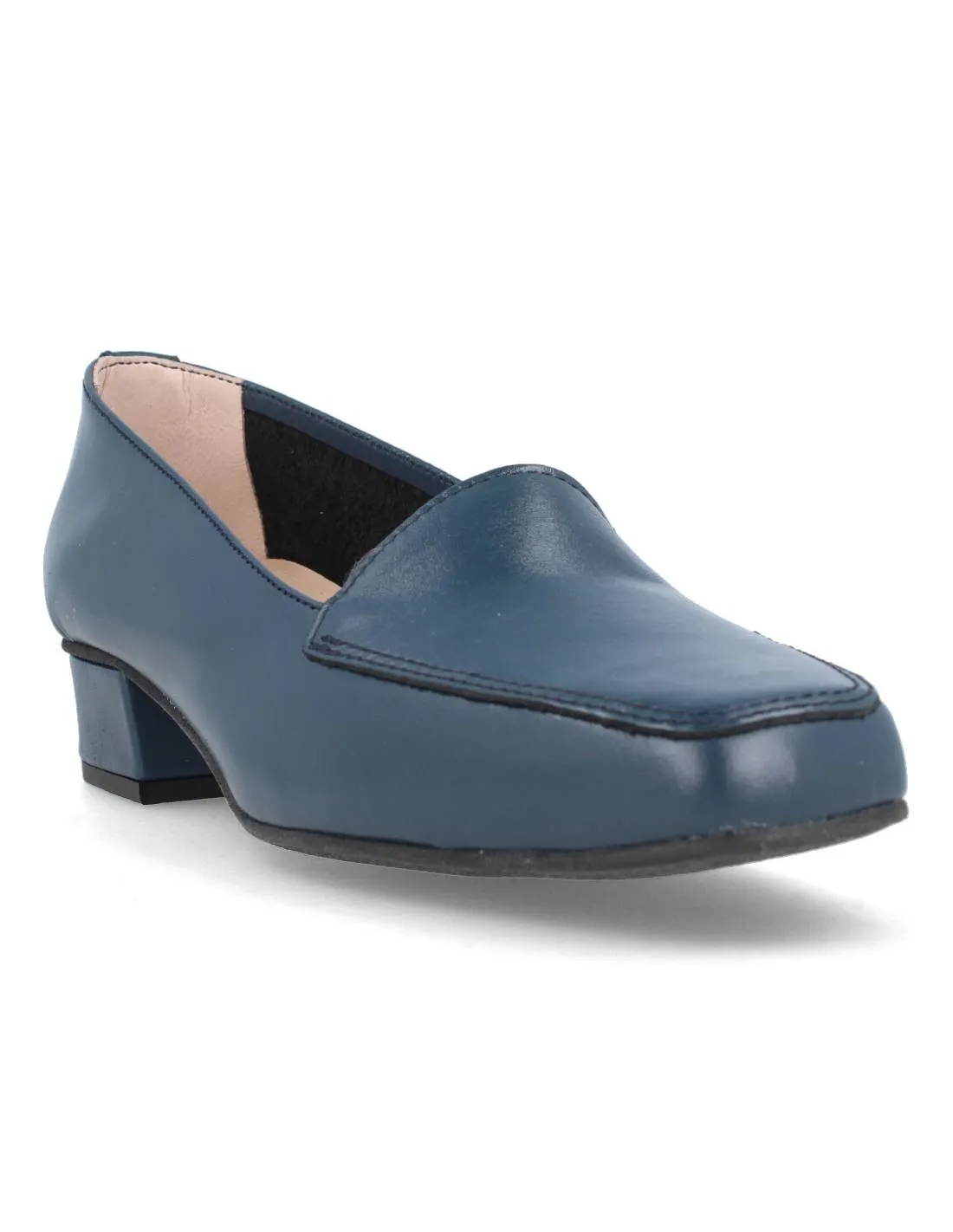 DCHICAS  MOCASíN TACóN LUX MARINO