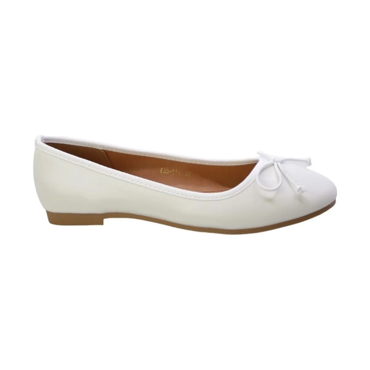 DECOLLETE BALLERINA DONNA BIANCO E3301ABI