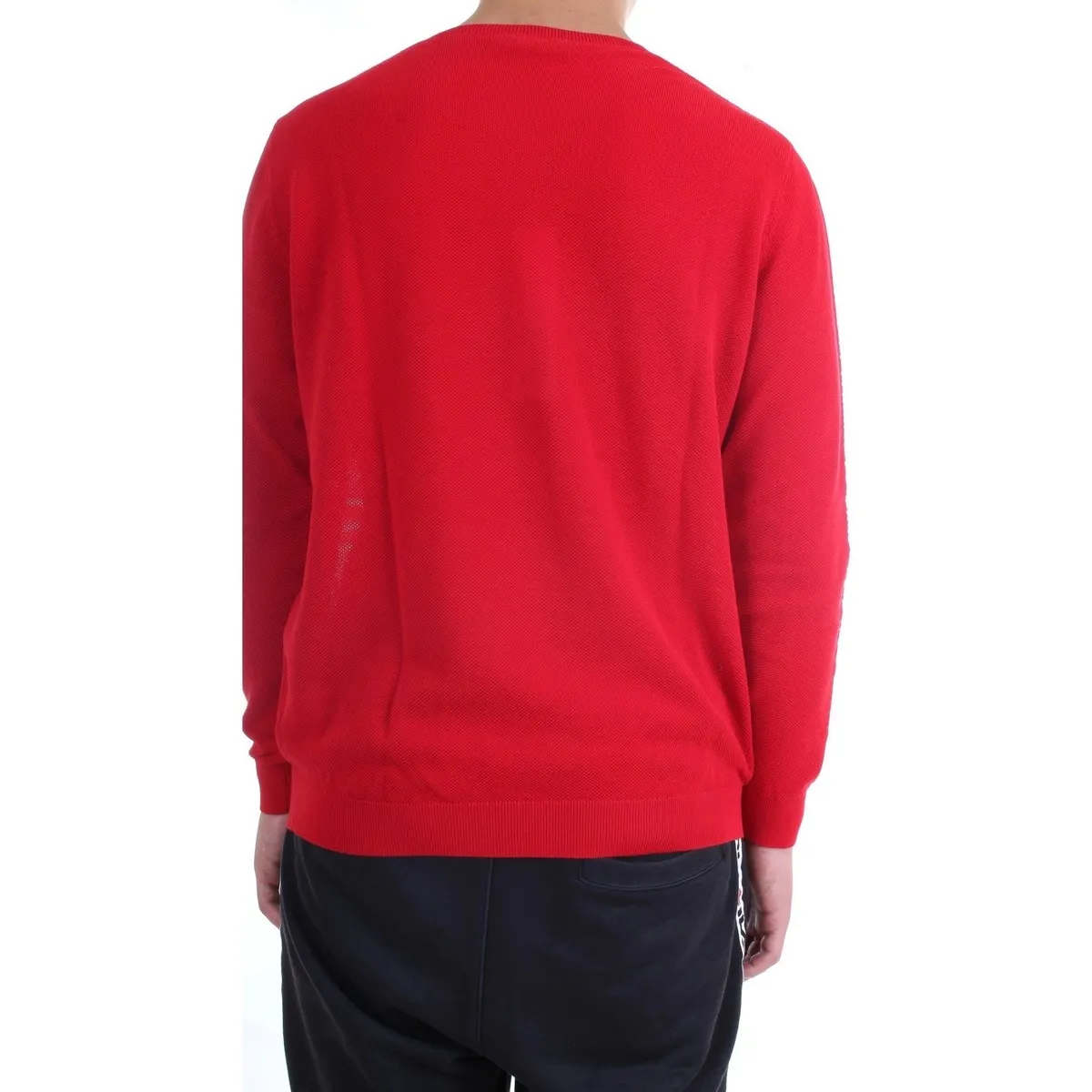 DK77007 suéter hombre rojo