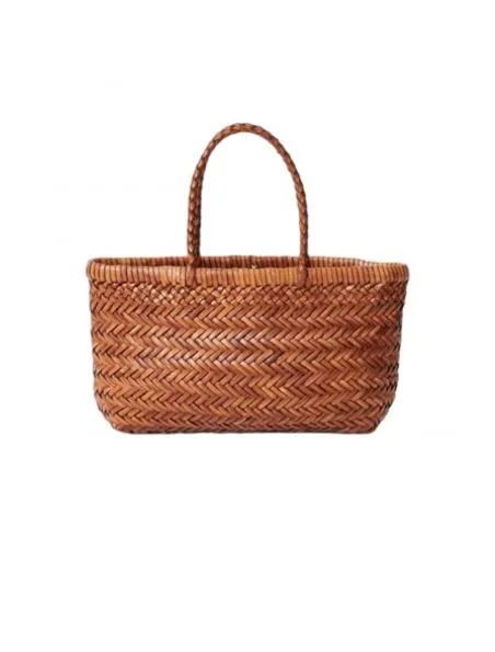 DRAGON Bolsa Mini Flat Gora Mujer Cuoio
