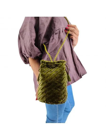 DRAGON Bolsa Pompom D0uble Jump Mujer Green