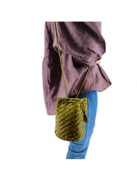 DRAGON Bolsa Pompom D0uble Jump Mujer Green