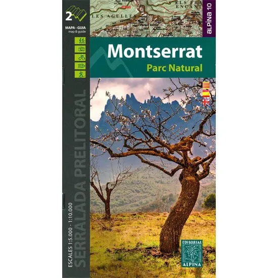 ed. alpina Mapa Montserrat 1:10000 1:15000