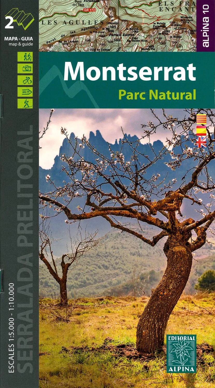 ed. alpina Mapa Montserrat 1:10000 1:15000