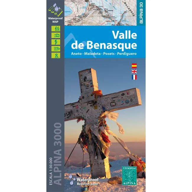 ed. alpina Valle de Benasque 1:30000 Impermeab