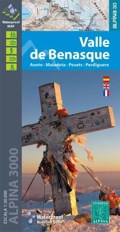 ed. alpina Valle de Benasque 1:30000 Impermeab
