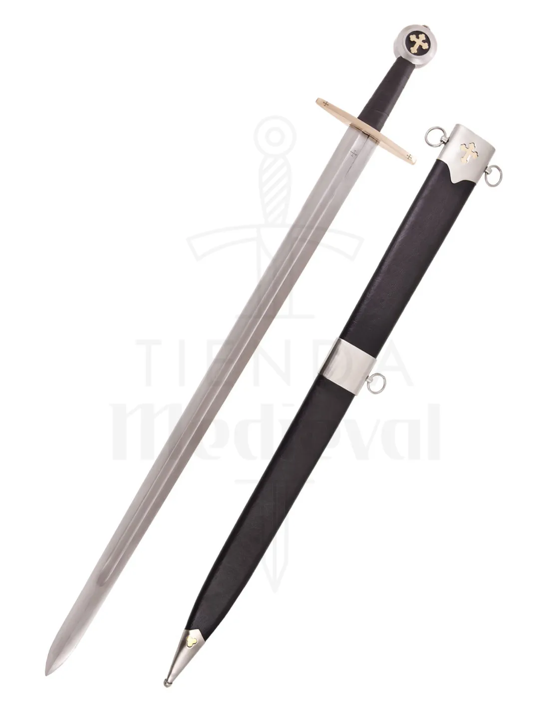 Espada caballeros templarios con vaina