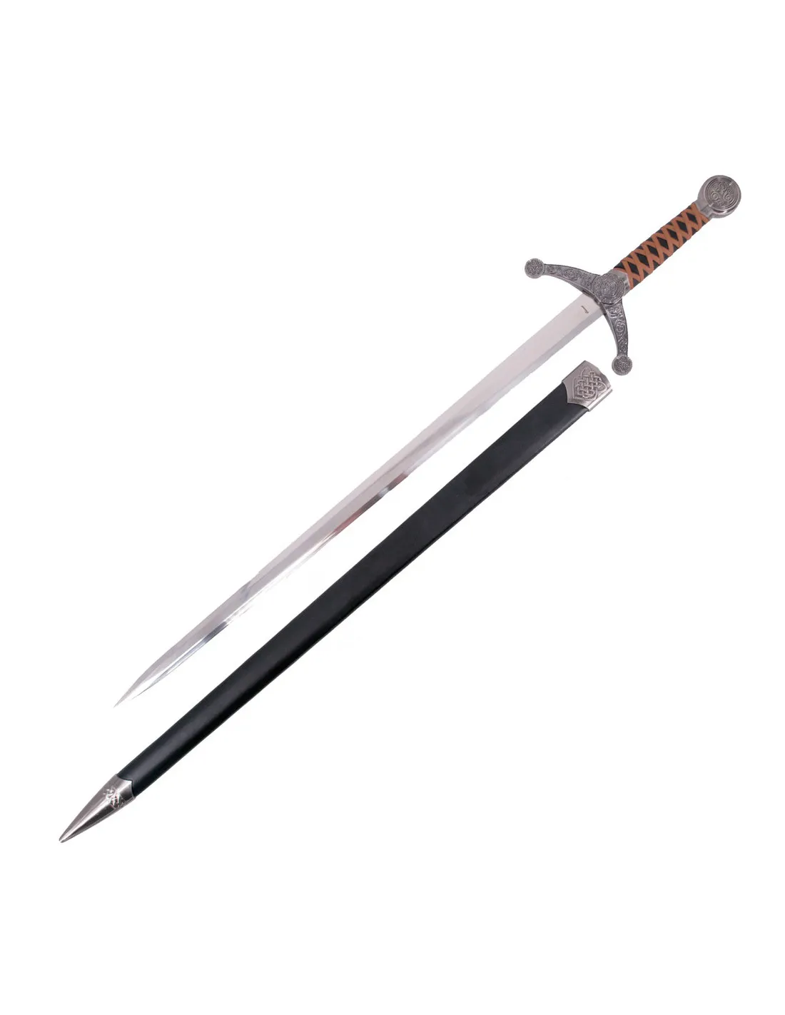 Espada con vaina decorada Nudo Celta en el pomo (104 cm.)