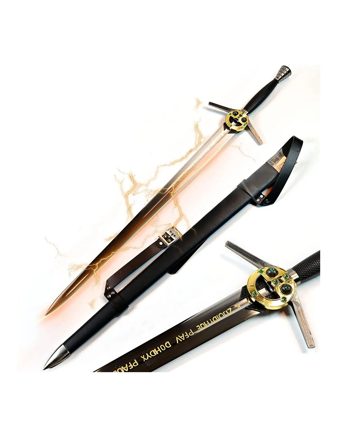 ESPADA GERALT DE RIVIATHE WITCHER DECORATIVA CON VAINA