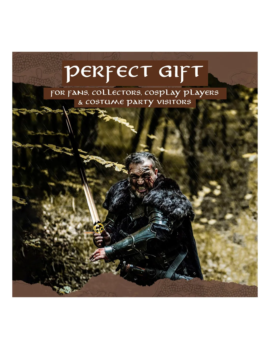ESPADA GERALT DE RIVIATHE WITCHER DECORATIVA CON VAINA