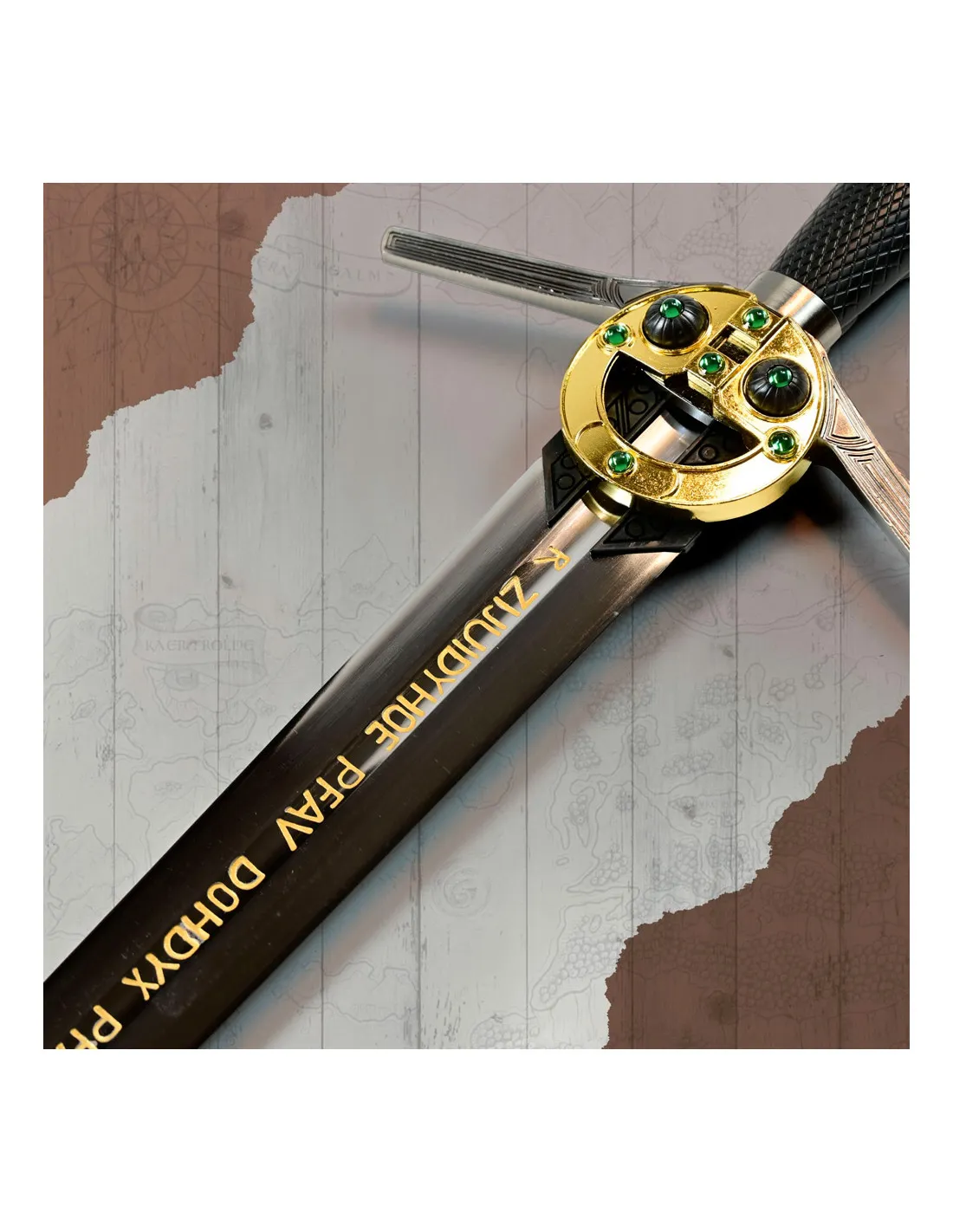 ESPADA GERALT DE RIVIATHE WITCHER DECORATIVA CON VAINA