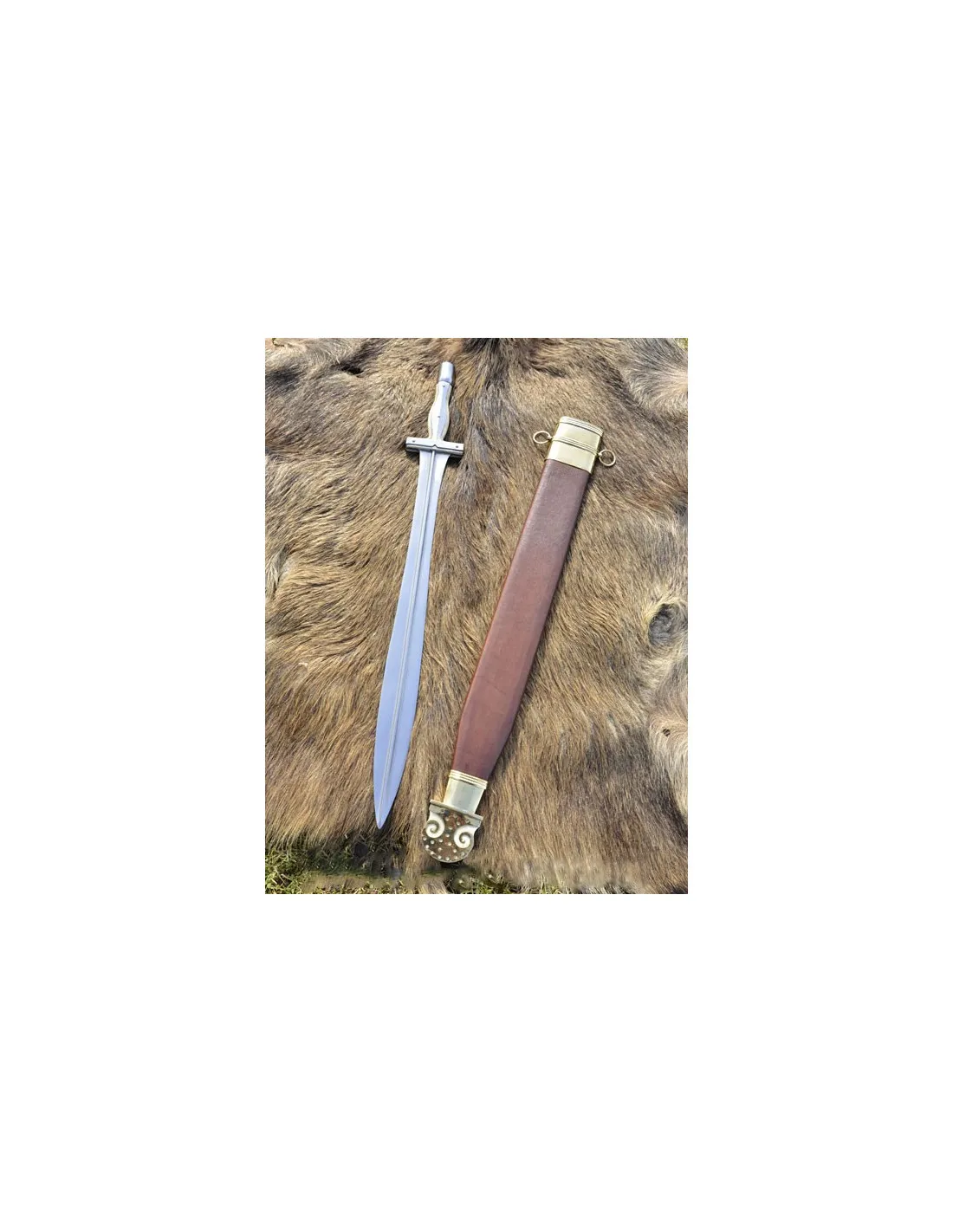 Espada Hoplita Campovalano con vaina