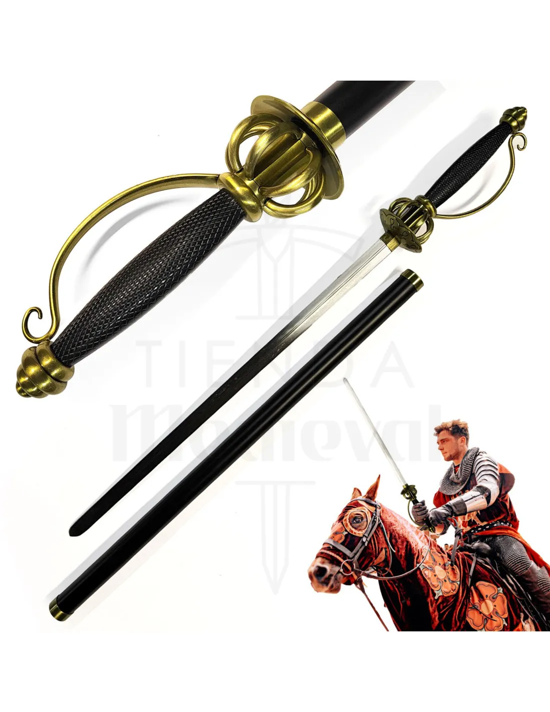 ESPADA NO OFICIAL CON FUNDA DE CAVENDISH  ONE PIECE