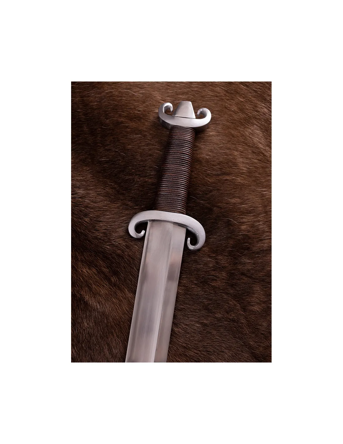 Espada vikinga larga Seax Peterson tipo G, con vaina