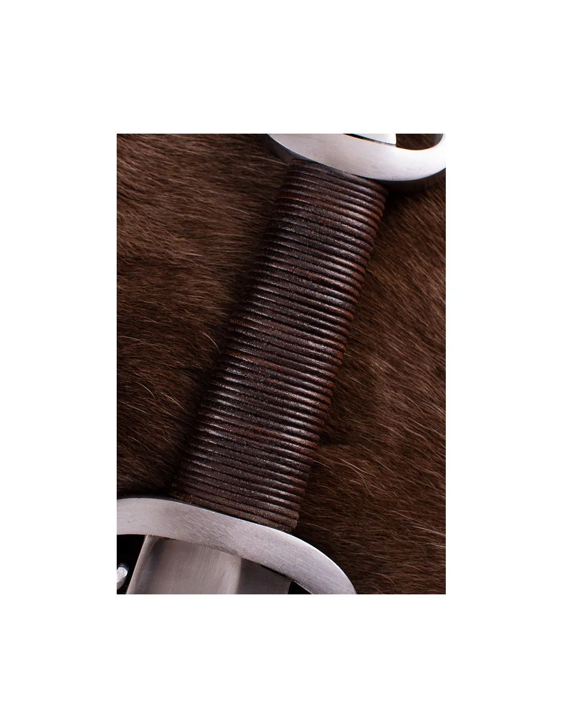 Espada vikinga larga Seax Peterson tipo G, con vaina